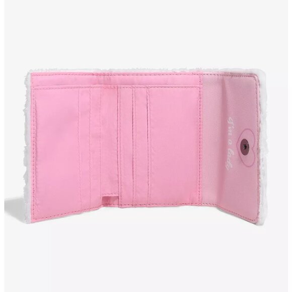 Loungefly Disney The Aristocats Marie Fuzzy Mini Flap Wallet - NWT - Picture 3 of 4